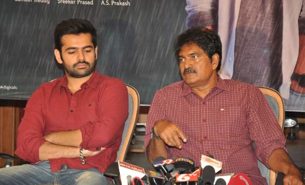 Ram Pothineni with his uncle Sravanthi Ravi Kishore