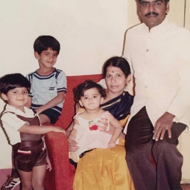 A Childhood Picture of Anushka Shetty