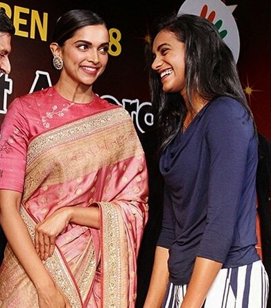 P V Sindhu With Deepika Padukone