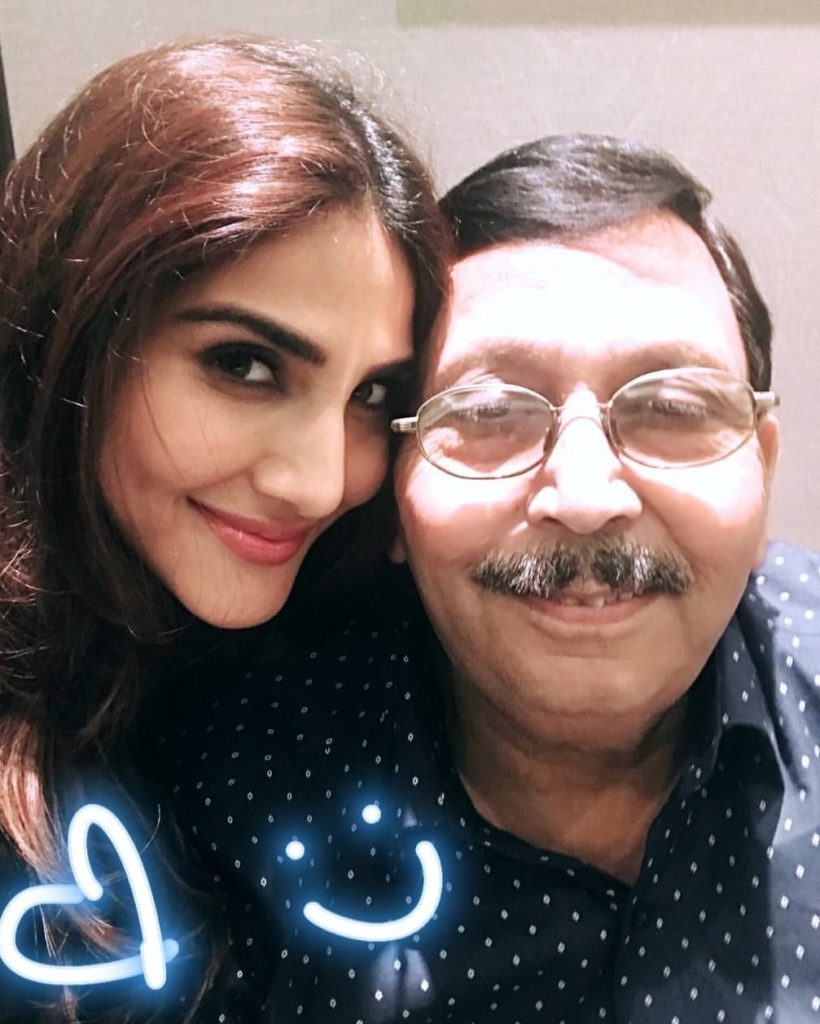 Vaani Kapoor With Her Father