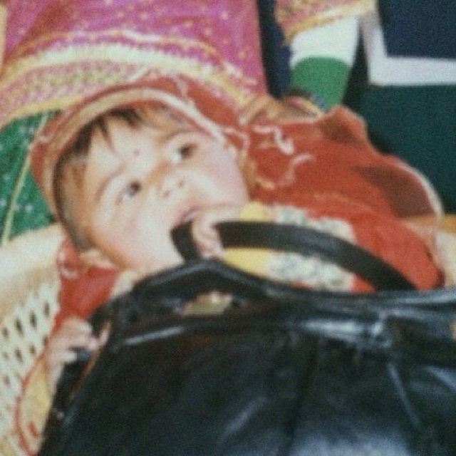 Vaani Kapoor in her Childhood