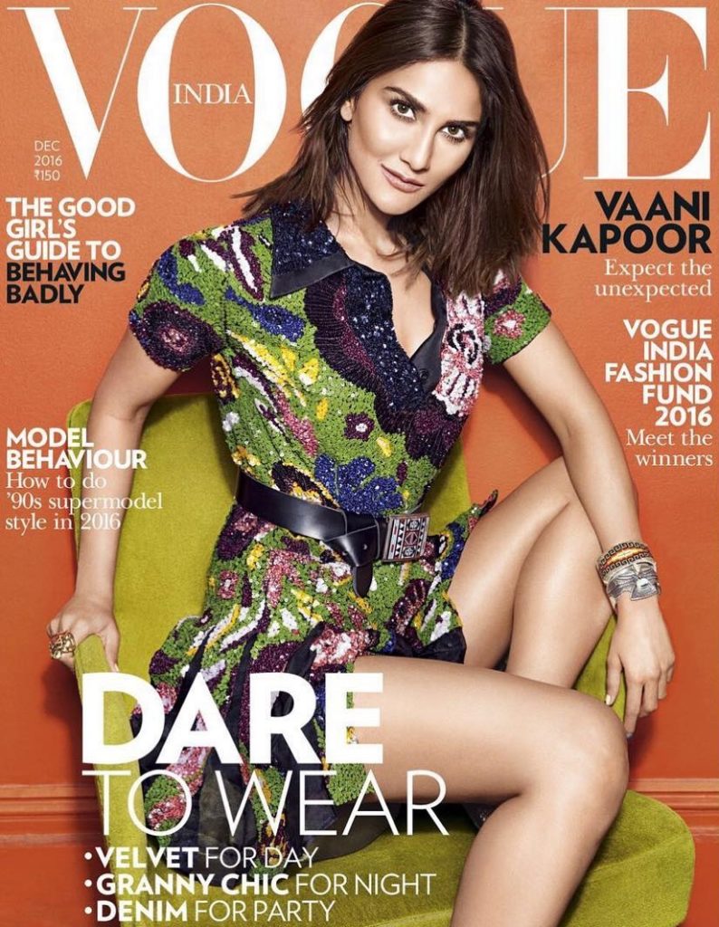 Vaani Kapoor on the Cover of Vogue
