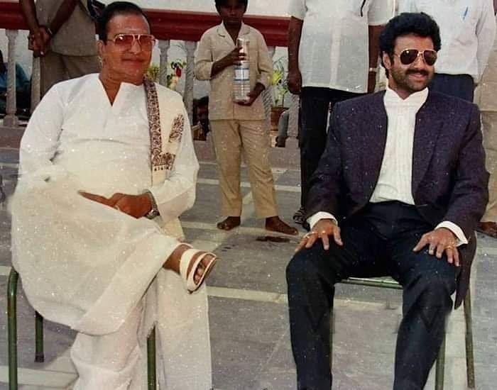 Balakrishna with his father NTR