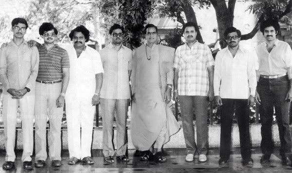 Balakrishna with his seven brothers and father NTR