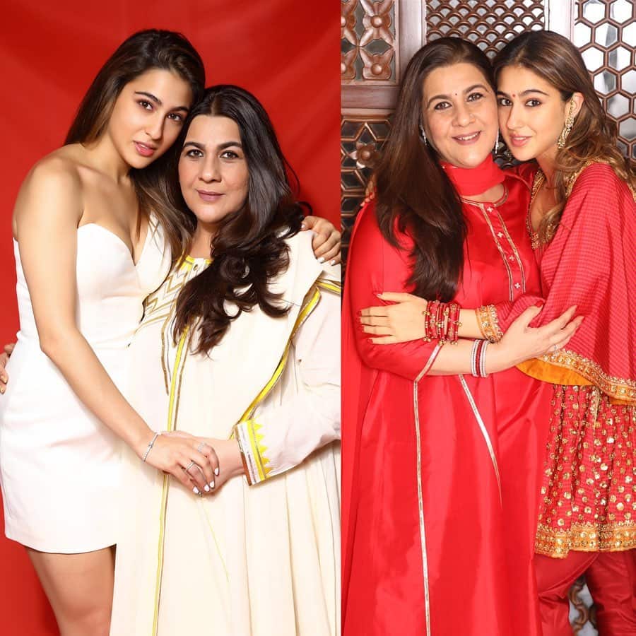 Sara Ali Khan with her Mother