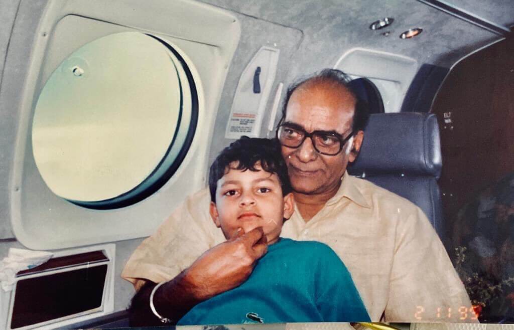 Varun Tej in his childhood