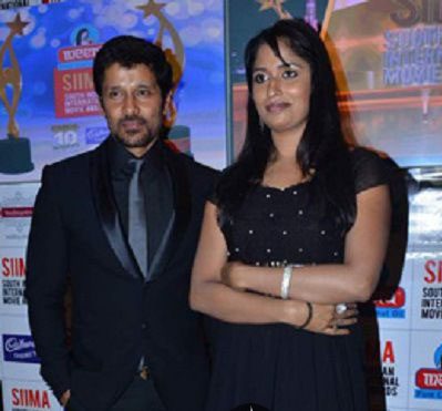 Vikram with is wife Shailaja BalakrishnanVikram with is wife Shailaja Balakrishnan