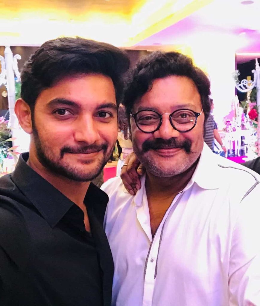 Aadi with his Father Sai Kumar