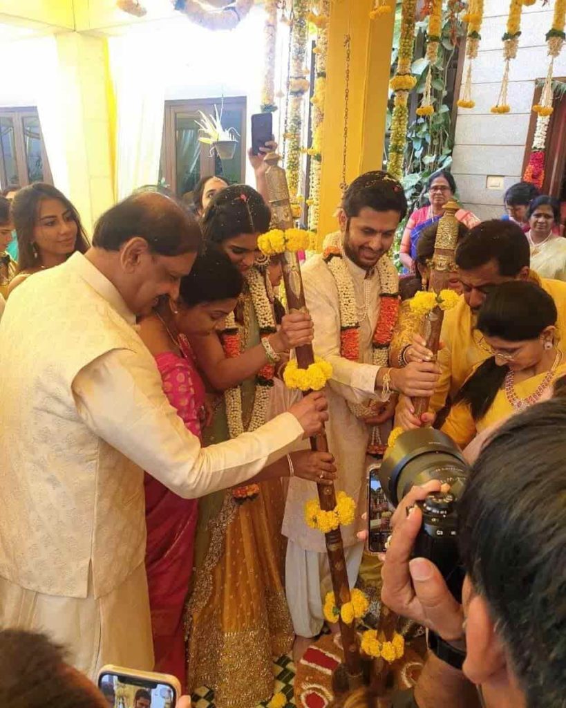 Nithiin Wedding Image