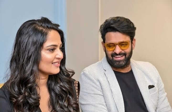Prabhas with Anushka Shetty