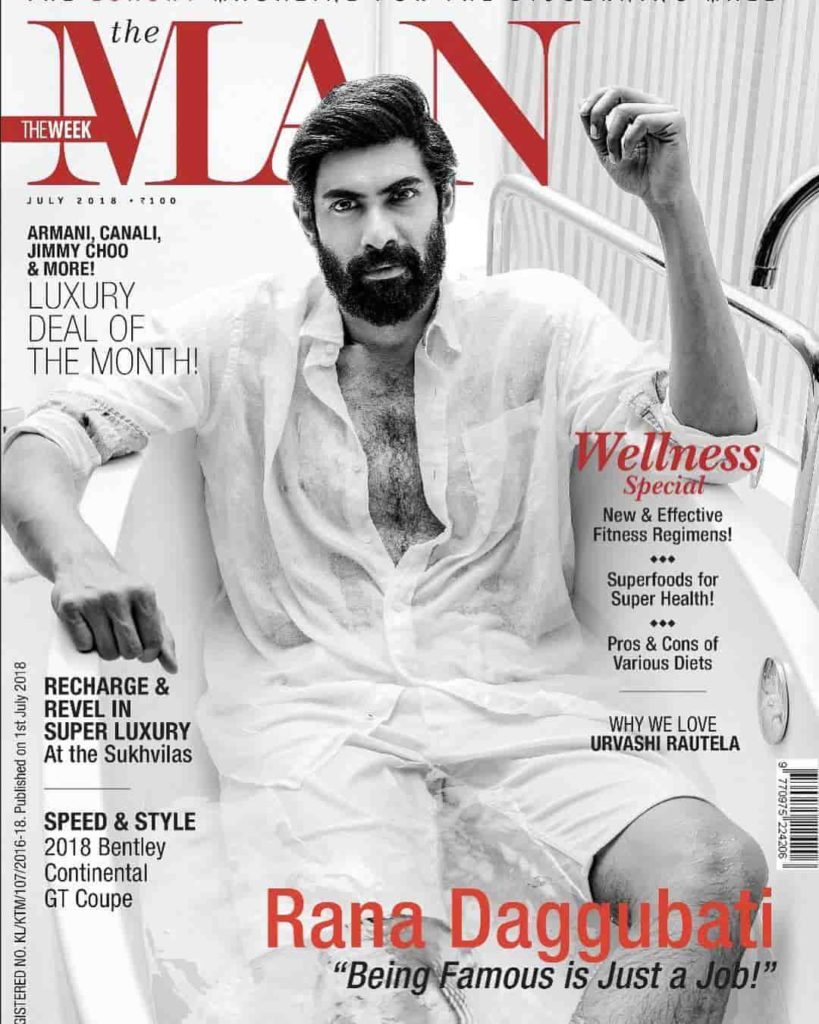 Rana Daggubati in Magazine Cover of Man