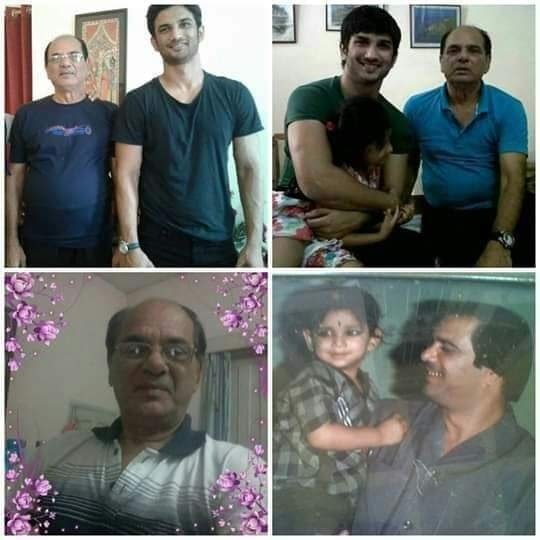 Sushant Singh Rajput With His Father