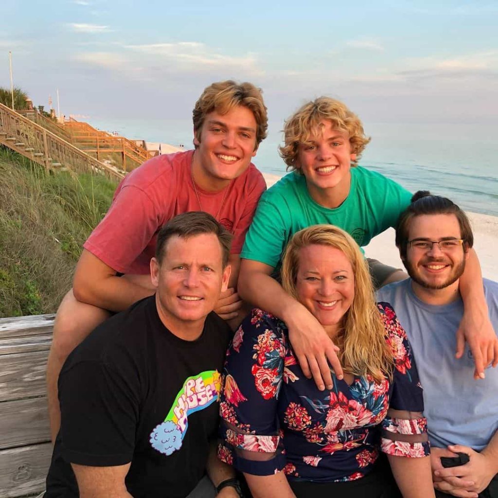 Jack Wright with is Family