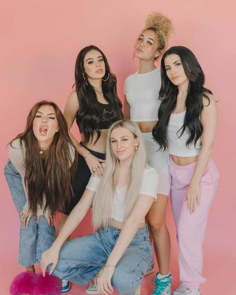 Cynthia Parker with Not a Content House Members