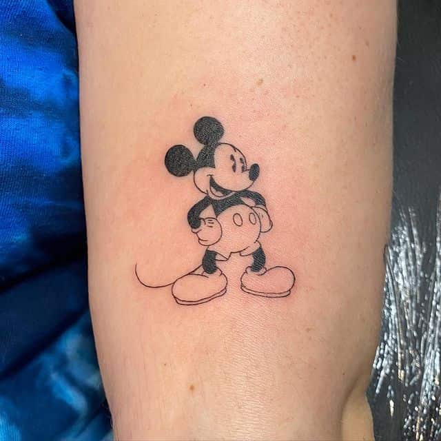 Brittany Broski Mickey Mouse Tattoo