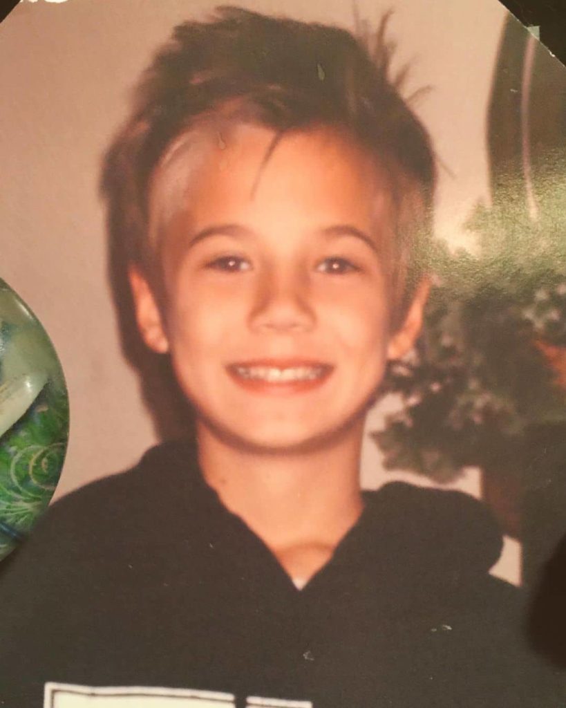 Jaden Hossler in his Young Age