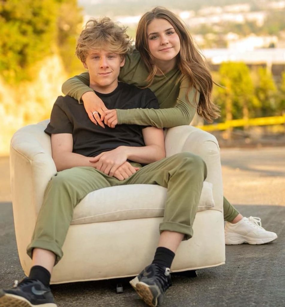 Lev Cameron with his Girlfriend Piper Rockelle