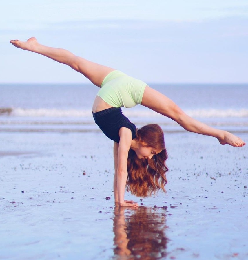 Anna McNulty doing Yoga Pose