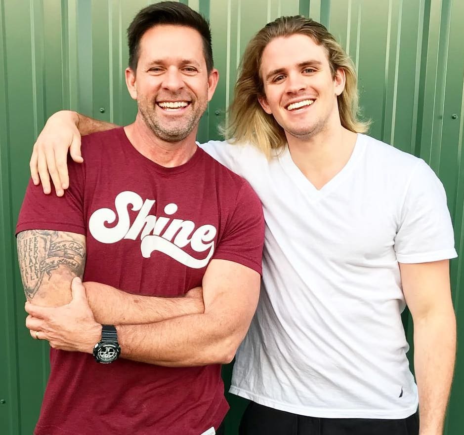 Cole LaBrant with his Father