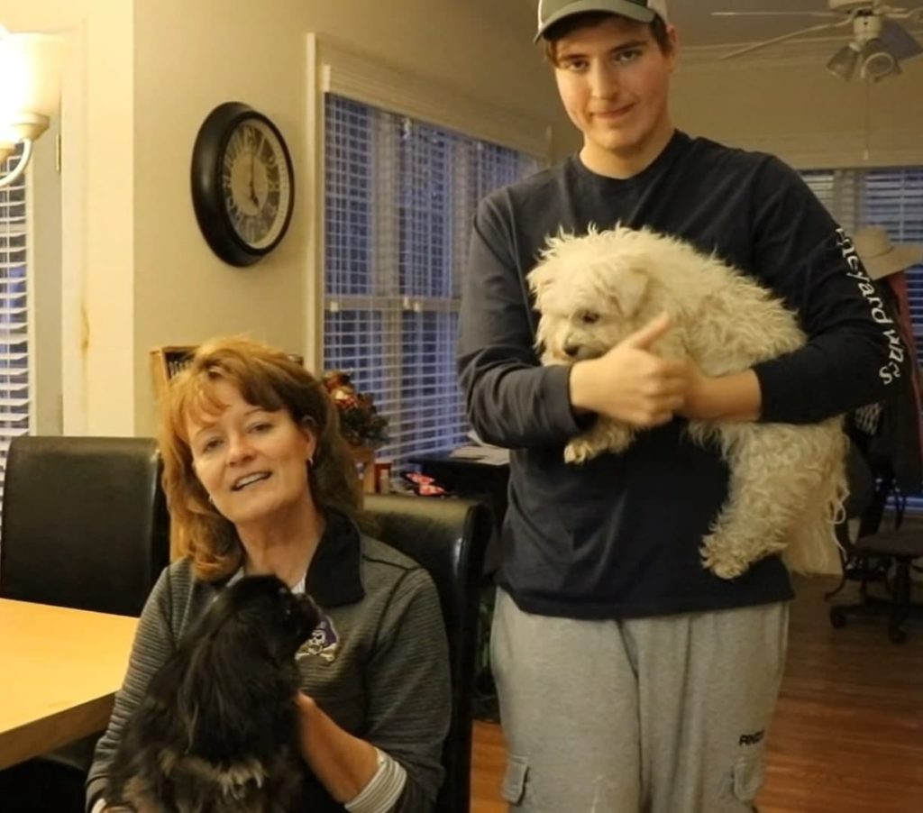 MrBeast with his Mother