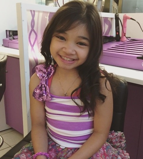 Childhood picture of Angelica Hale