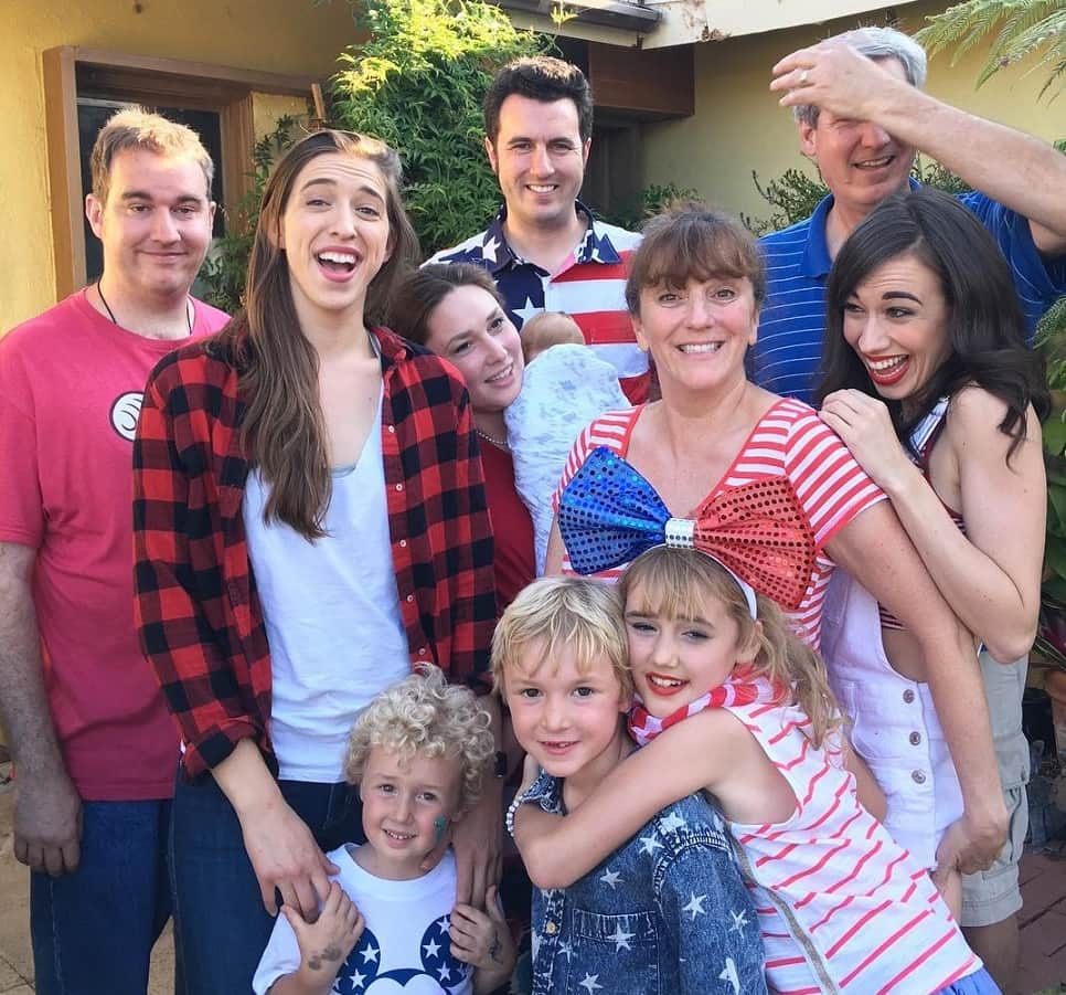 Colleen Ballinger With Her Family
