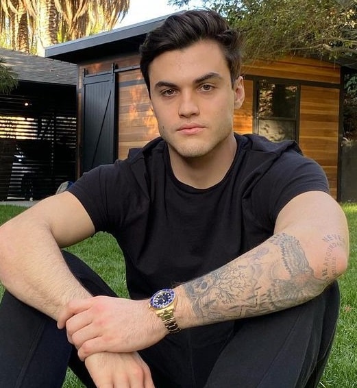 Ethan Dolan Tattoo on his Left hand