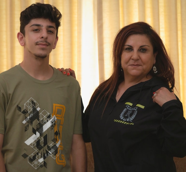 Faze Rug with his Mother