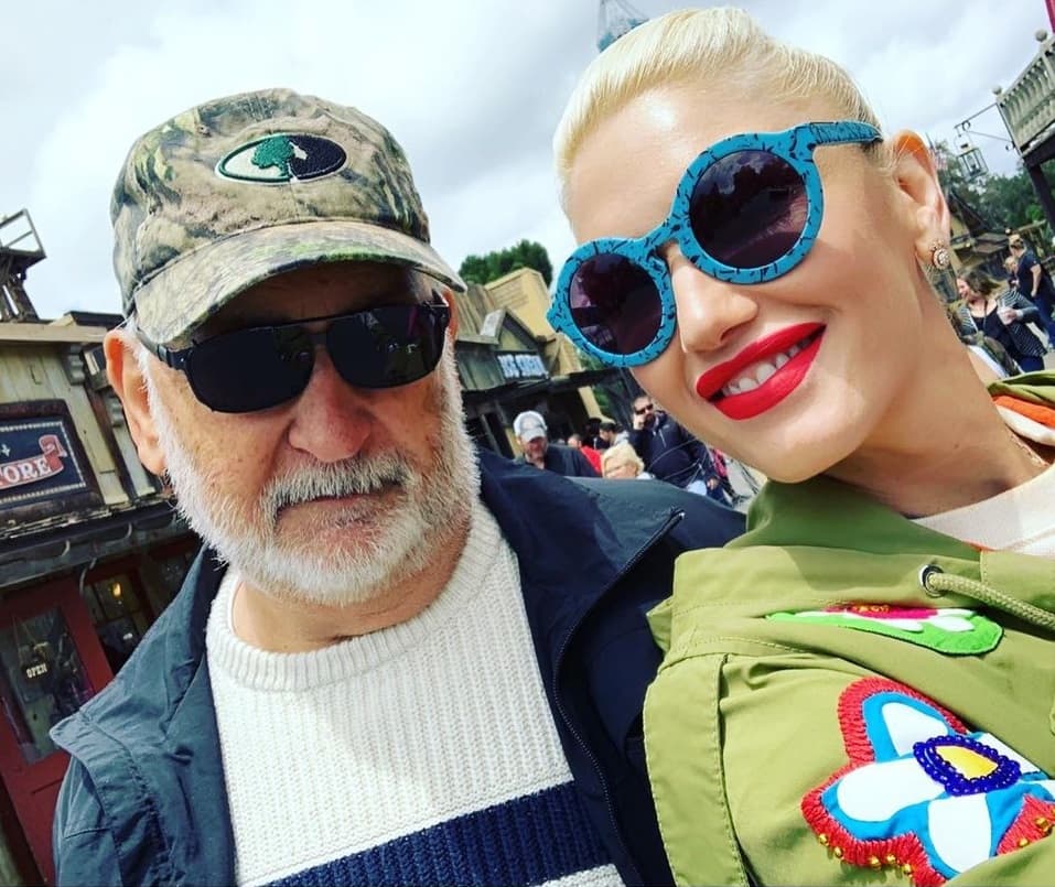 Gwen Stefani With her Father