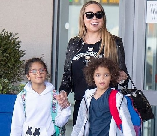 Mariah carey with her Children