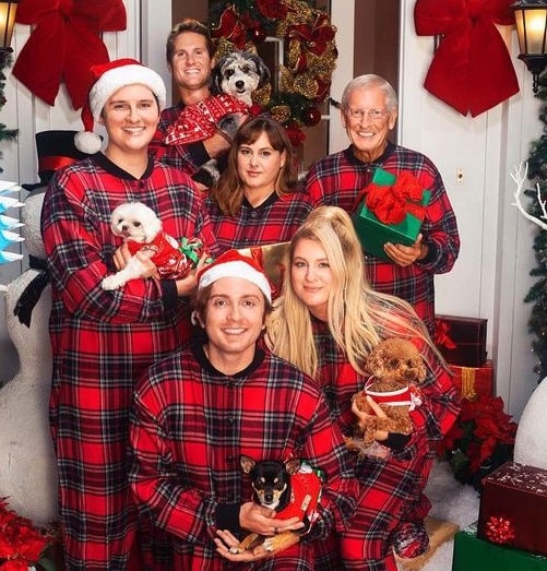 Meghan Trainor with her Family