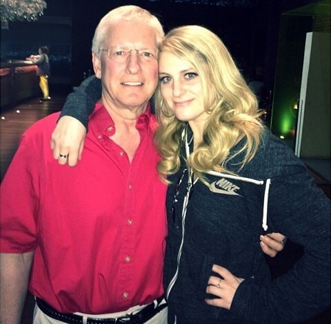 Meghan Trainor with her Father
