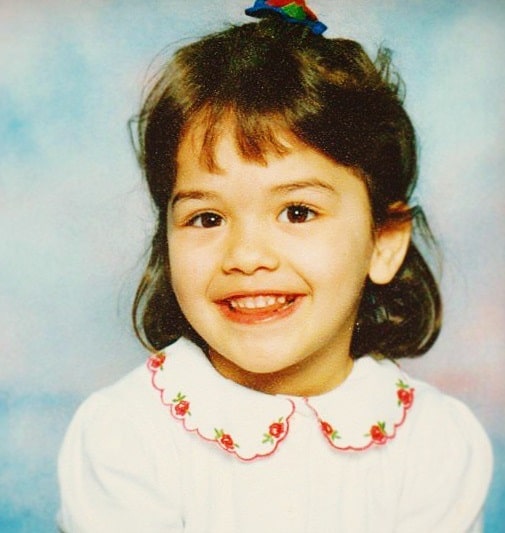 Rita Ora in childhood