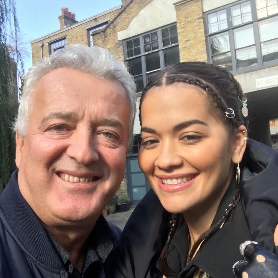 Rita Ora with Her Father