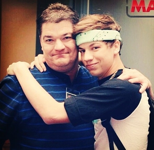 Taylor Caniff with his Father