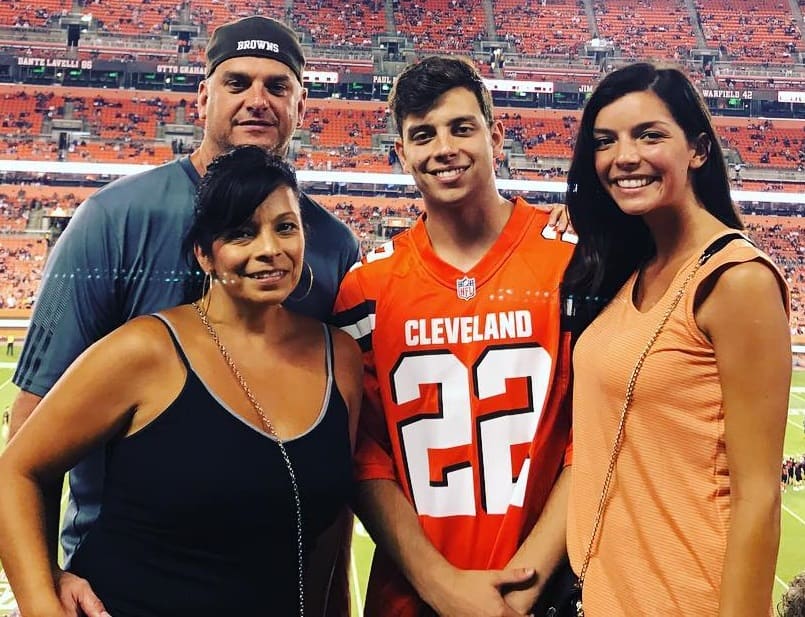 Anthony Trujillo with his Family