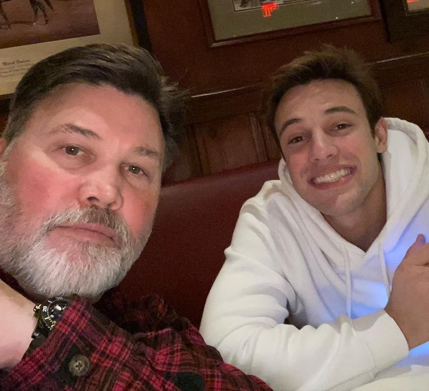 Cameron Dallas with his Father