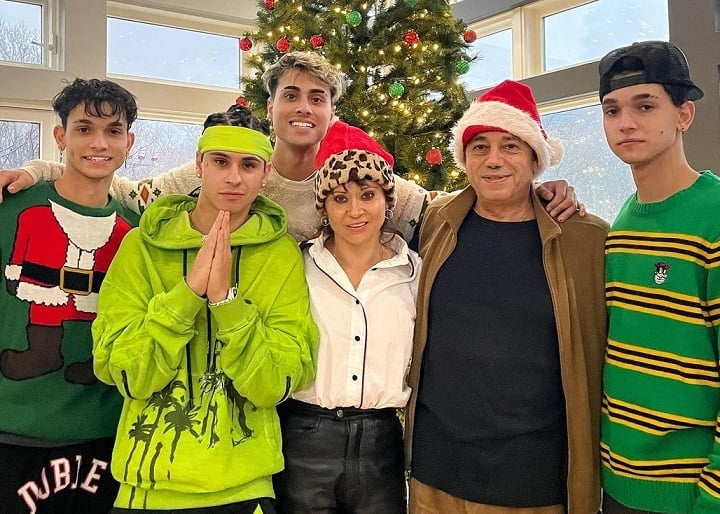 Cyrus Dobre With his Family