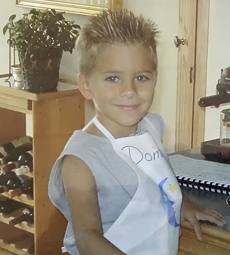 Dominic DeAngelis in his Childhood