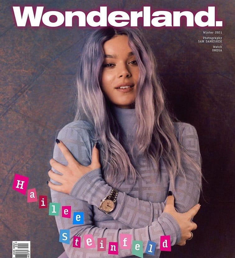 Hailee steinfeld on the cover of wonderland magazine