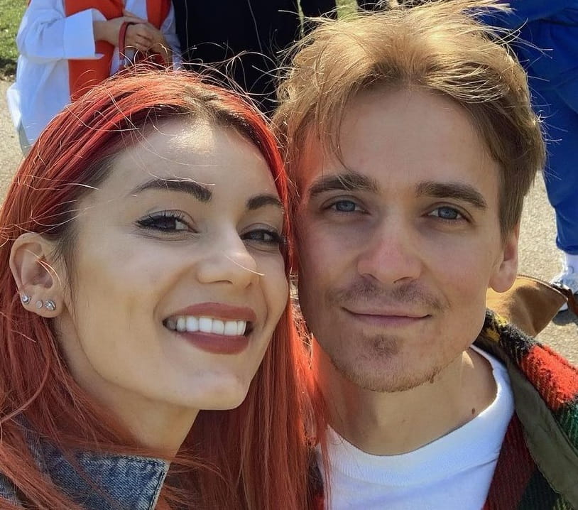Joe Sugg with his Girlfriend Dianne Buswell