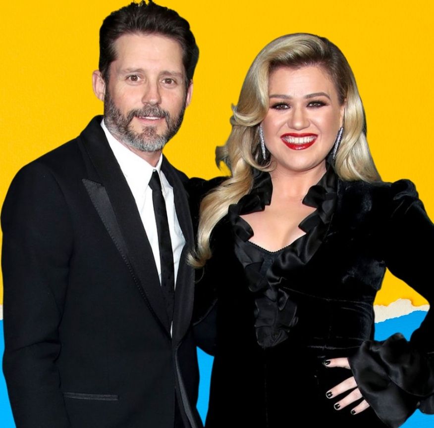 Kelly Clarkson With her Ex husband Brandon Black stock