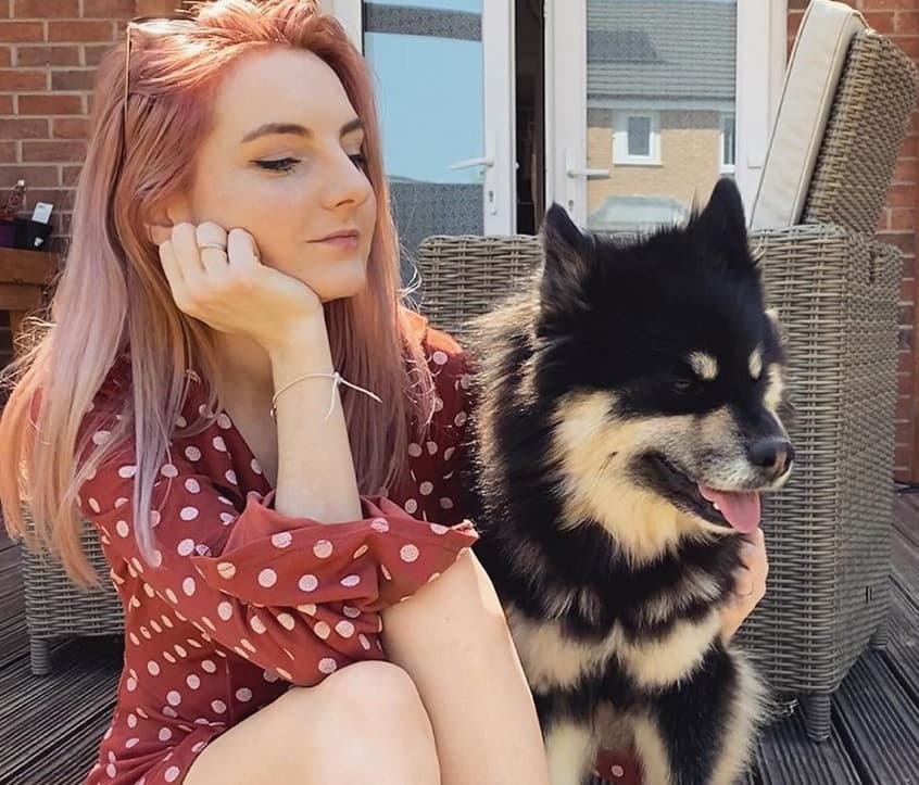 LDShadowLady with her Pet Dog, Meri