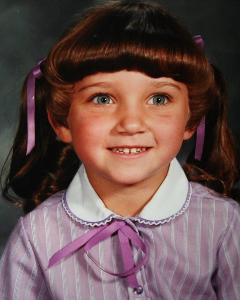 Mindy McKnight in her Childhood