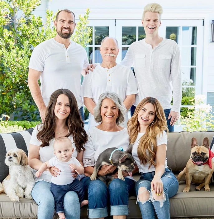 Rosanna Pansino with her Family