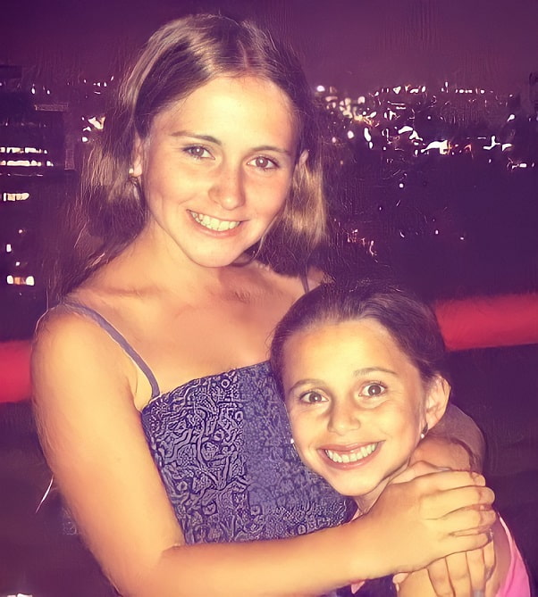 Sky Katz with her Sister Madison Katz