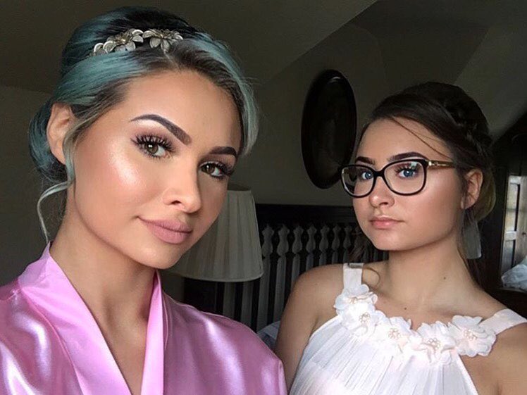 Talia Mar with her Sister