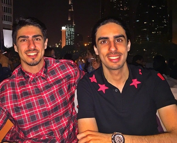 Bader Al Safar with his Brother