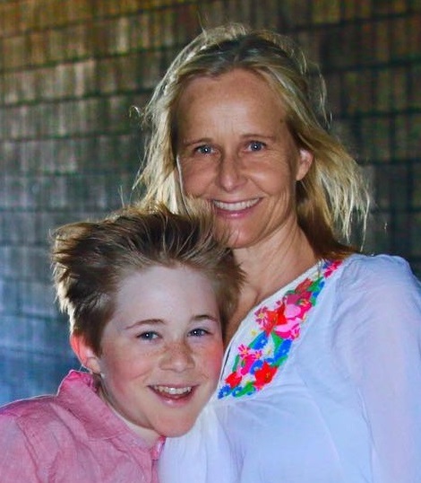 Casey Simpson with his Mother