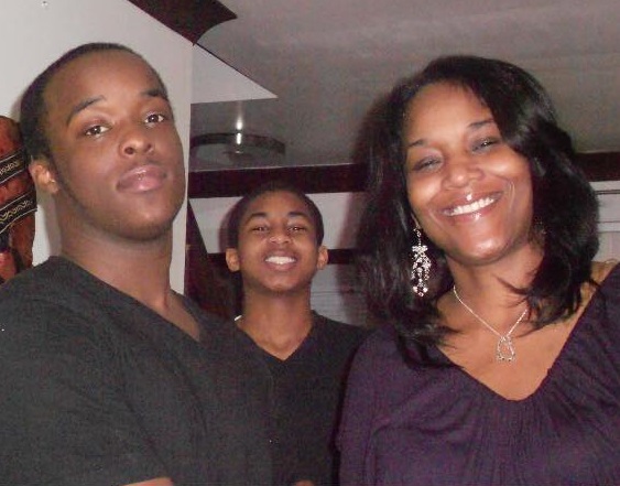 DDG with his Big Brother Darion Breckenridge (older brother; deceased) and Mother